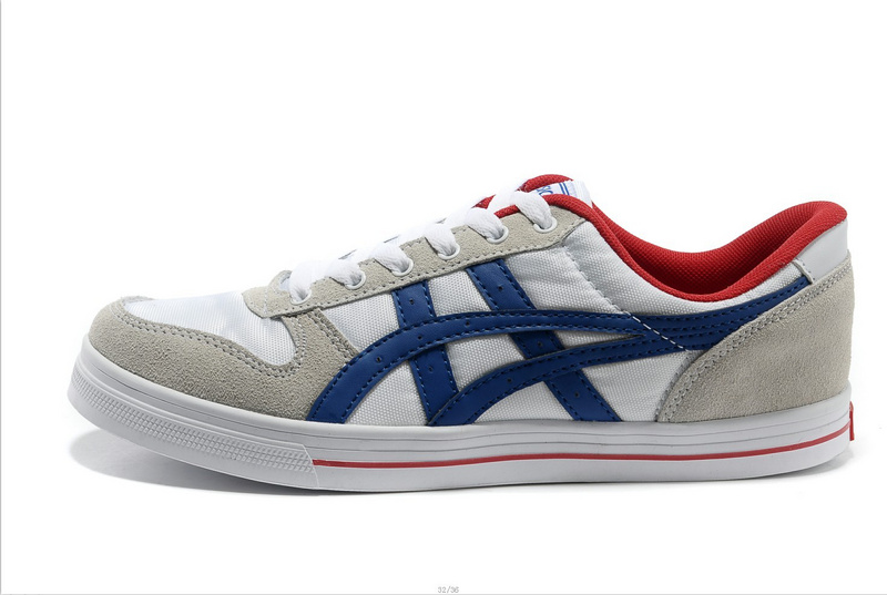 Chaussure Asics Aaron Branche et Gris Homme